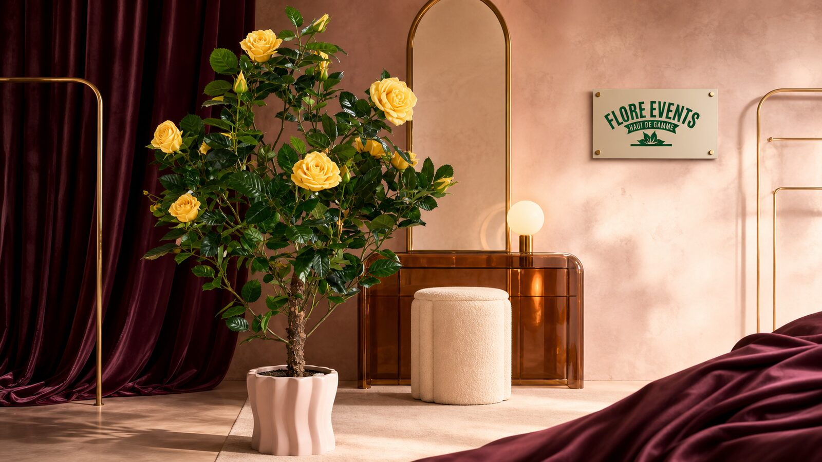 Composition végétale décorative